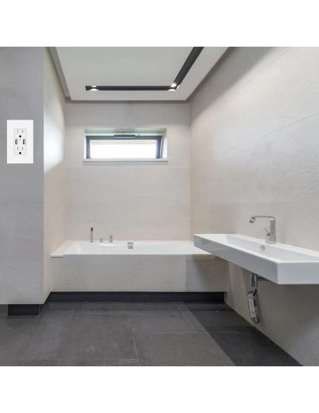 20 Placas de Pared Decorativas COAPIN258 Sin Tornillos Blanca