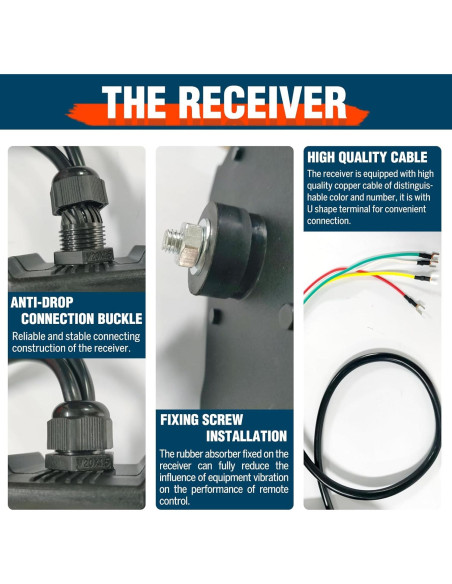 Control Remoto Inalámbrico 2 en 1 Senotoyar 12V para Grúas