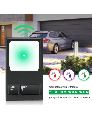 Panel de Control Abridor de Puerta de Garaje LOQJSS 12.45x7.87cm