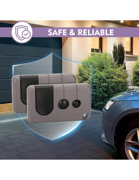 Control Remoto de Puerta de Garaje Cooouds 139.53753 - 2 Unidades