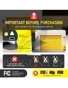 Control Remoto de Puerta de Garaje Chamberlain 950ESTD 2 Pack 2