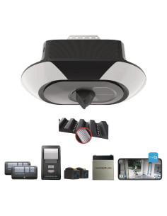 Abridor de Puerta de Garaje Inteligente Chamberlain B6753T - Control por Smartphone, Cámara y LED