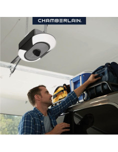 Abridor de Puerta de Garaje Inteligente Chamberlain B6753T - Control por Smartphone, Cámara y LED 2