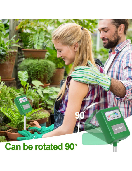 Medidor de Humedad del Suelo Naiades P410 Verde 17.8x3.8cm
