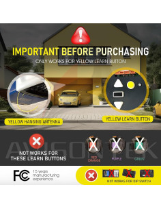 Control Remoto LiftMaster 891LM para Puerta de Garaje - 2 Unidades 2