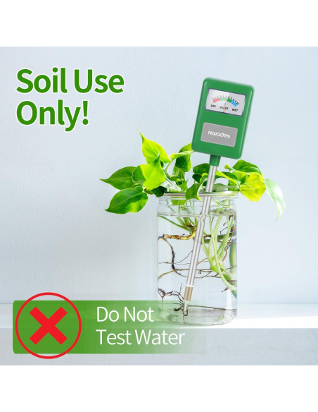 Medidor de Humedad del Suelo Naiades P410 Verde 17.8x3.8cm