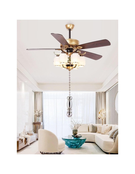 Cadenas de Tirar para Ventiladores de Techo GDQLCNXB 30.48 cm 2 Pcs