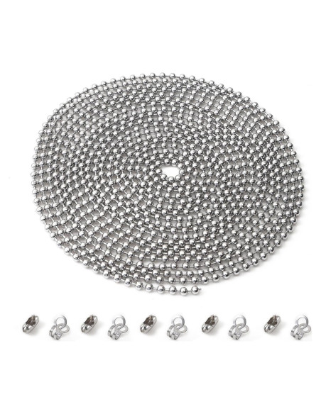 Cadena de Tirar para Ventilador de Techo 304.8 cm Acero Inoxidable