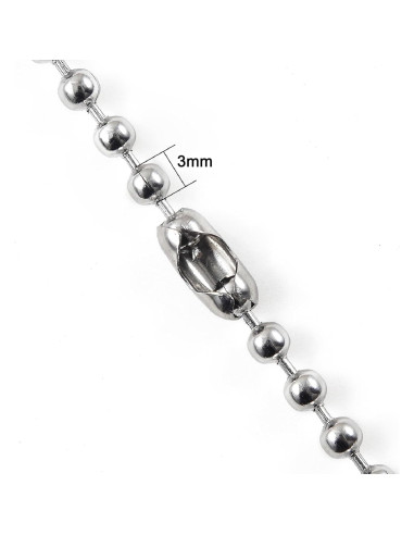 Cadena de Tirar para Ventilador de Techo GZXUNFA 304.8 cm Plata