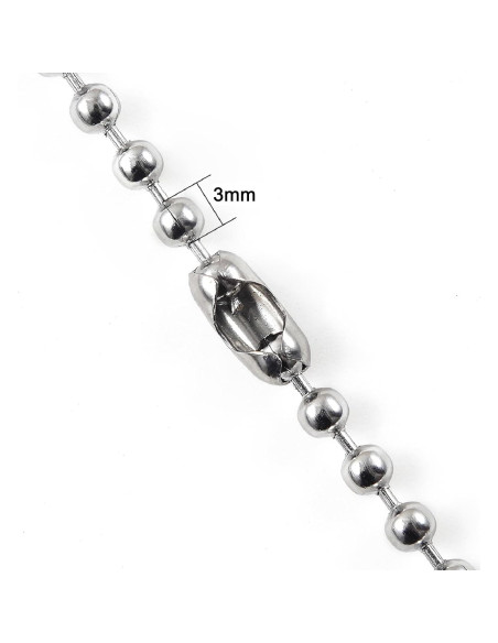 Cadena de Tirar para Ventilador de Techo GZXUNFA 304.8 cm Plata