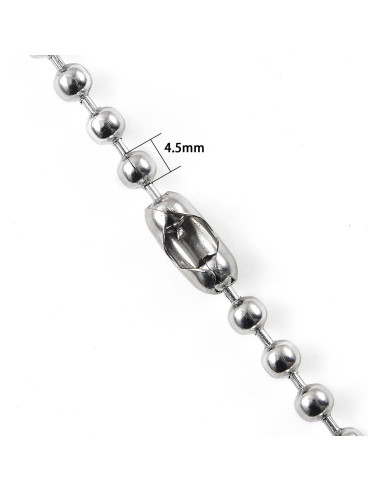 Cadena de Tirar para Ventilador de Techo 304.8 cm Acero Inoxidable