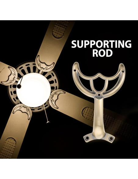 Brazo de Cuchilla de Ventilador de Techo DOITOOL 52" Café