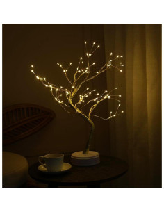 Lámpara de Árbol de Hadas ALFANITE 50.8 cm 108 LED Dorada 2