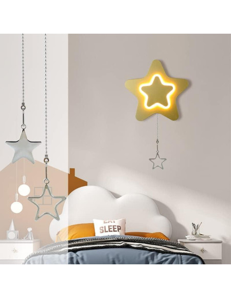 Adornos de Estrella Plateados Swiky - Cadenas de Tirar 2x35cm