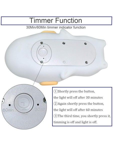 Luz Nocturna Táctil Perrito LED S NMT 16cm 2700K-6500K