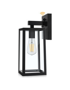 Lámpara de Pared Exterior SHINE HAI con Sensor Dusk to Dawn