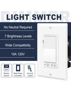 Interruptor Regulador de Luz Greencycle 2 Pack 300W LED/CFL 2
