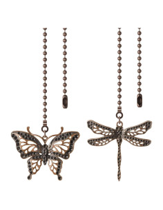 Cadenas de Tirar para Ventilador de Techo SHIFANQI - 2 Piezas Cobre 30.48 cm