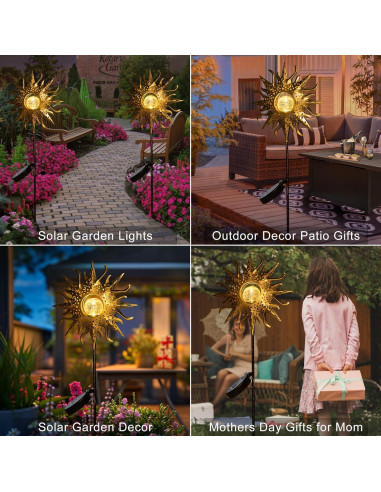 Luces de Jardín Solares Homeimpro LED Decorativas 96.5 cm