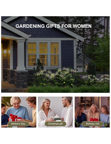 Luces de Jardín Solares Quanzhou - Paquete de 2, IP65, 2 Modos