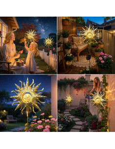 Luces Solares TAKEME para Jardín Exterior Decorativas 98.4cm 2