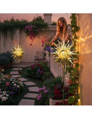 Luces Solares TAKEME para Jardín Exterior Decorativas 98.4cm