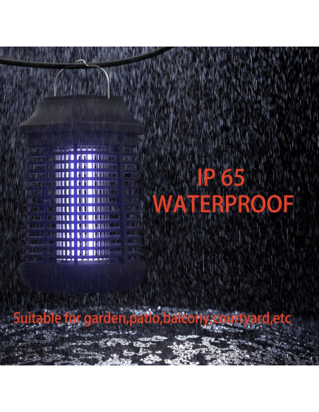 Trampa de Insectos ZFITEI 15W con Cable de 3m y Luz UV