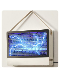 Trampa eléctrica para insectos GeckoMan BUGZILLA2202 20W con 2 bombillas