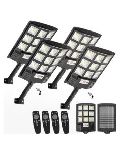 Luz Solar de Calle Sunwish 108 LEDs 20000lm IP66 4PACK