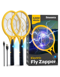 Raqueta Eléctrica Zapper de Insectos Sewanta - Juego de 2
