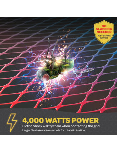 Raqueta Eléctrica Zapper de Insectos Sewanta - Juego de 2 2