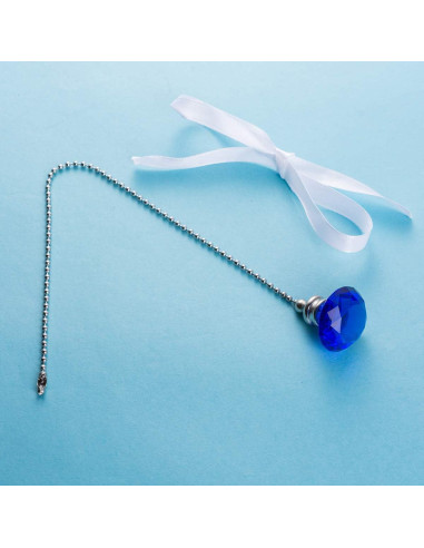Juego de Cadenas de Tirar para Ventilador LONGSHENG Azul 50.8 cm
