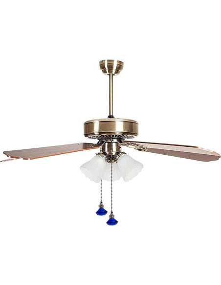 Juego de Cadenas de Tirar para Ventilador LONGSHENG Azul 50.8 cm