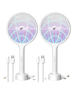 Raqueta Eléctrica DEEZEE 2Pack para Moscas y Mosquitos 4000V