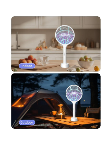 Raqueta Eléctrica DEEZEE 2Pack para Moscas y Mosquitos 4000V