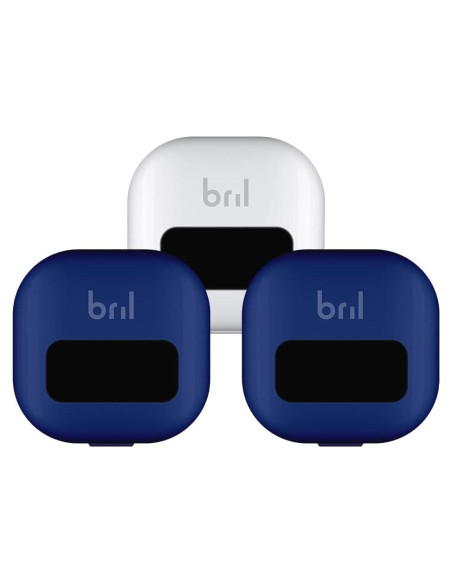 Desinfectante de Cepillos de Dientes Bril UV-C Portátil Azul y Blanco