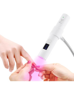 Lámpara de Curado Rápido M GlamCure GO - Luz LED/UV 10.16cm 2