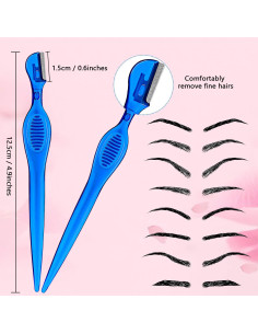 30 Cuchillas de Dermaplaning Mudder para Cejas y Vello Facial 2