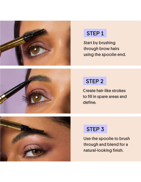 Lápiz de Cejas Winky Lux Uni Brow Doble Lado Impermeable