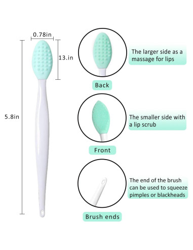 Set de 5 Brochas de Labios Retráctiles y Exfoliador Yrarbil