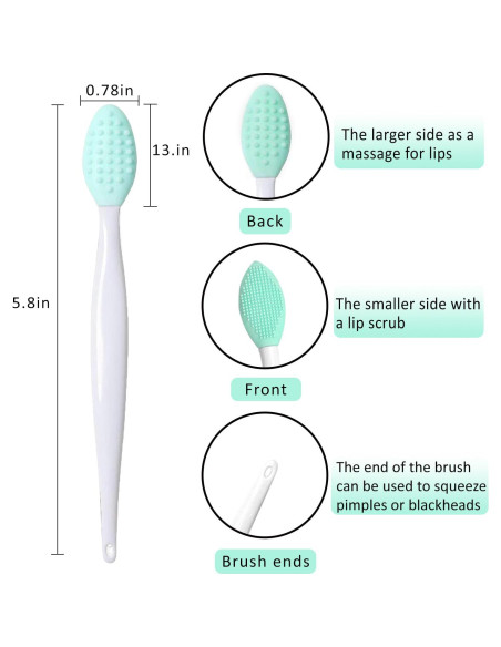 Set de 5 Brochas de Labios Retráctiles y Exfoliador Yrarbil