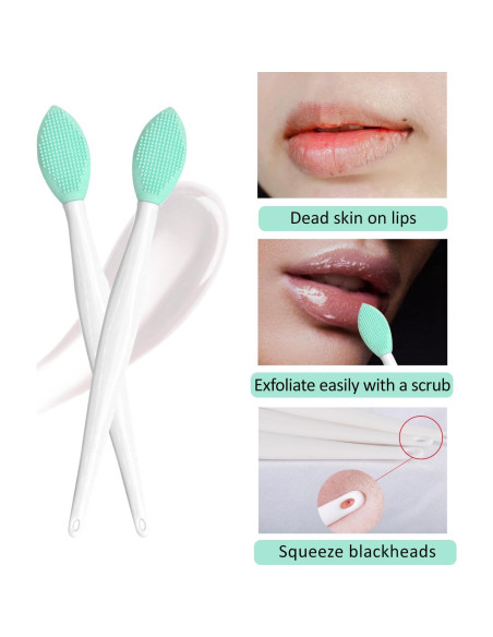 Set de 5 Brochas de Labios Retráctiles y Exfoliador Yrarbil