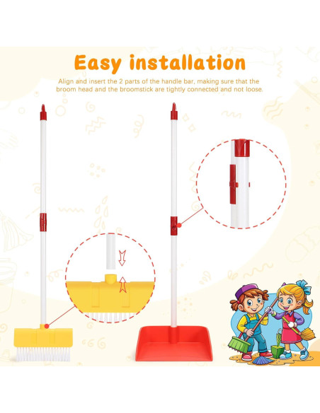 Juego de Limpieza para Niños LIMIROLER - Escoba y Recogedor