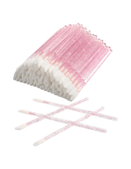 500 Pinceles Desechables LetBeHa para Labios Rosa