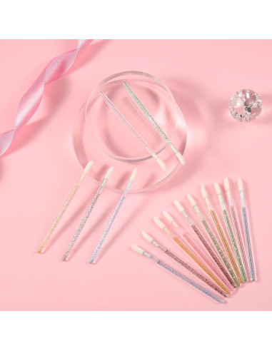 500 Pinceles Desechables LetBeHa para Labios Rosa