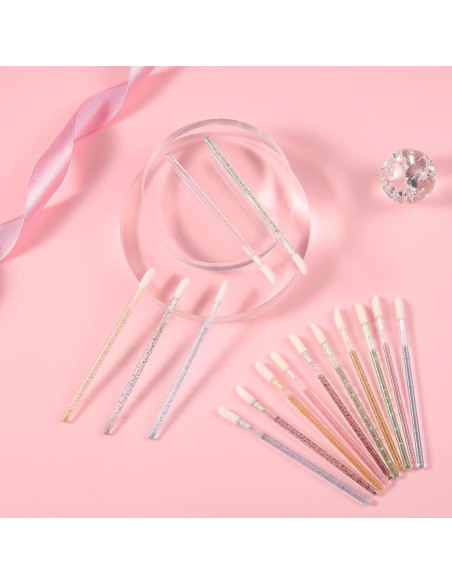 500 Pinceles Desechables LetBeHa para Labios Rosa