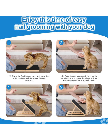 Alfombrilla para Uñas de Perro Xipet con Papel de Lija Incluido