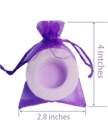 Cinta de Maquillaje NswfDzk Morado 6.13m Multiusos