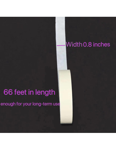 Cinta de Maquillaje NswfDzk Morado 6.13m Multiusos