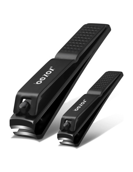 Cortauñas BEZOX de Acero Inoxidable - Juego de 2 Unidades